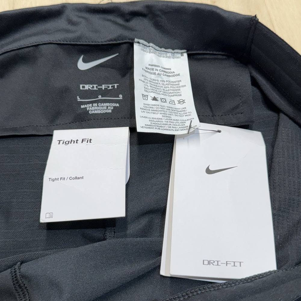 NEW Nike Phenom Elite Running Tights CZ8823-010 Mens L Black Reflective $90 - Picture 8 of 10